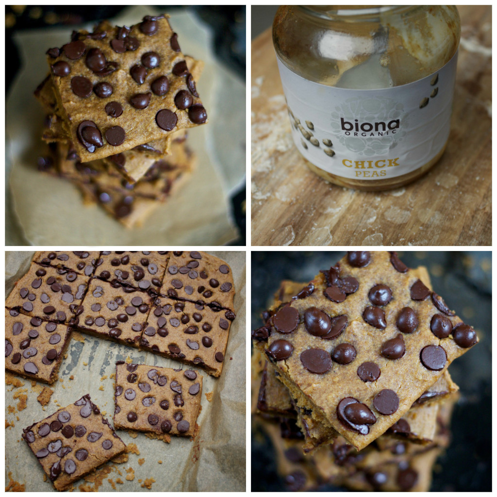 Chickpea blondies