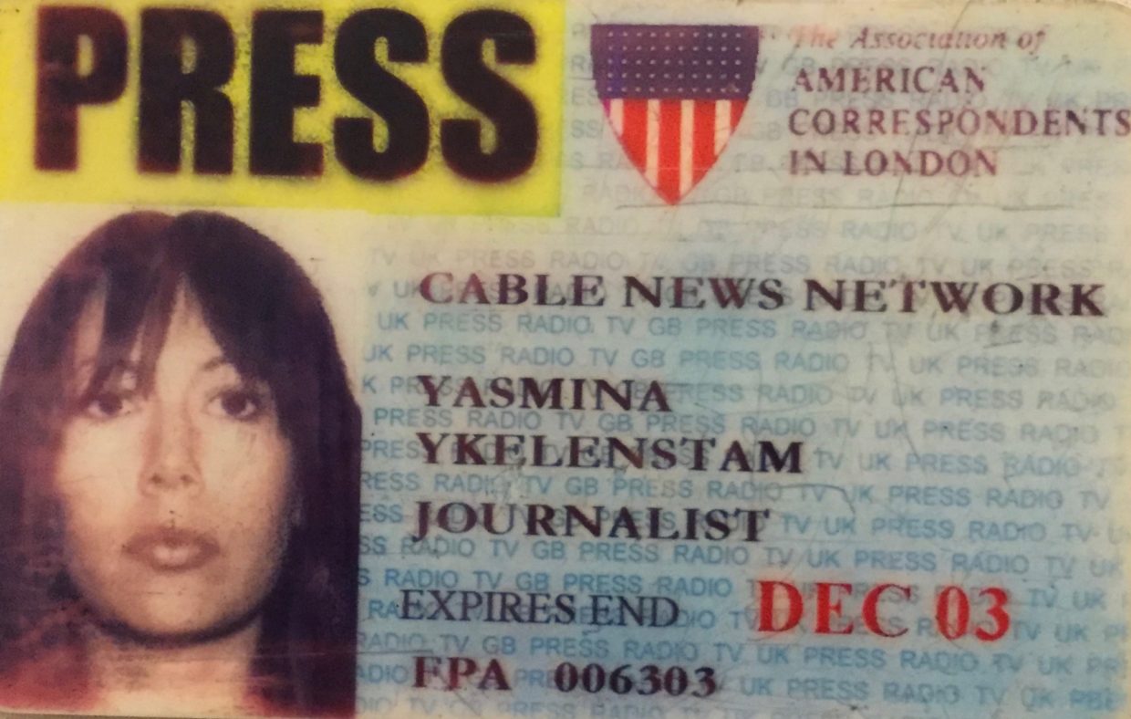 Another CNN London press card – American Correspondents in London
